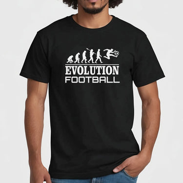 Theory of Evolution Football Tee - Match Day Humour - Casual Sportswear - DENMARY